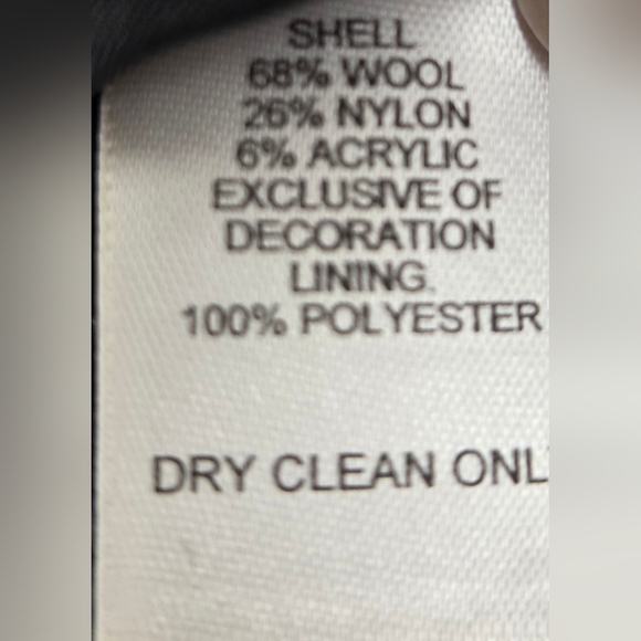 Talbots 90s Gingham Plaid Classic Black & White Women's Sz M Barn Pocket Jacket - Picture 10 of 10